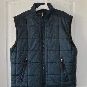 Vintage Plugg Tech Reversible Puffer Quilted Vest size XL